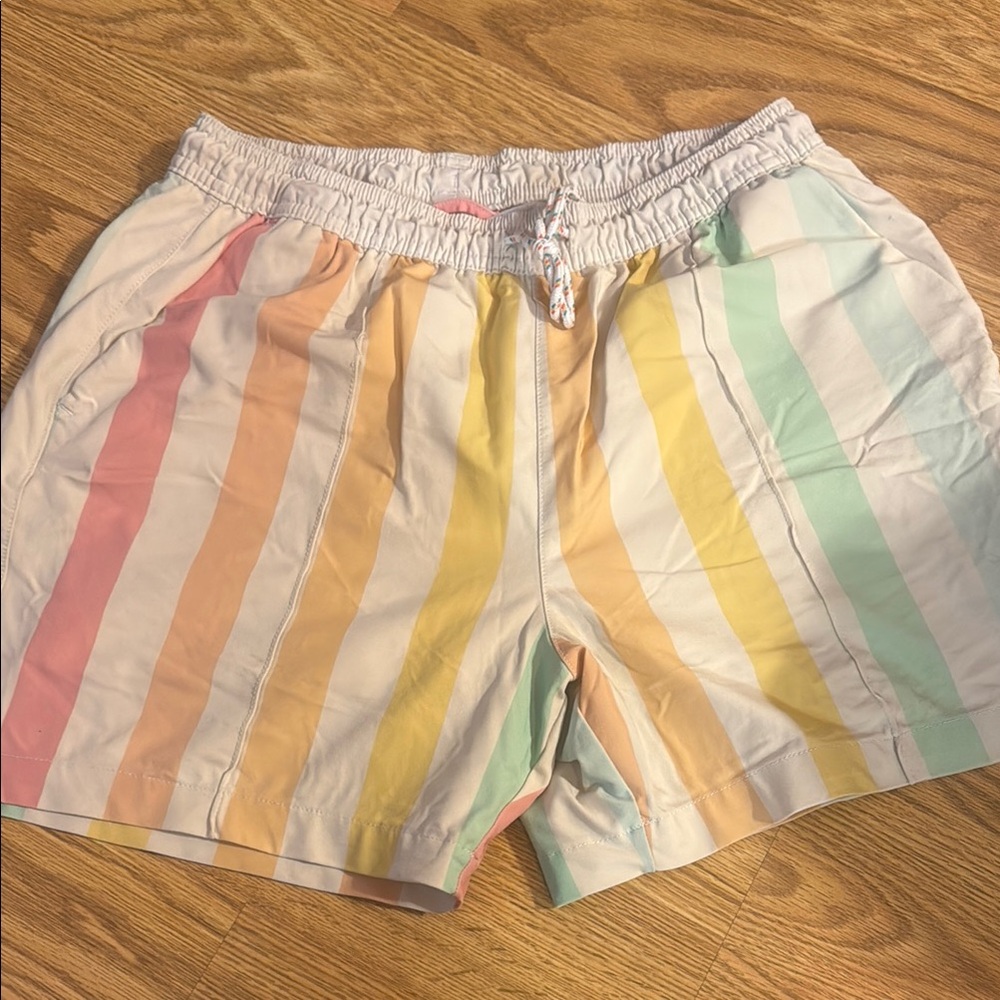 Chubbies Pink and Orange Athletic Shorts